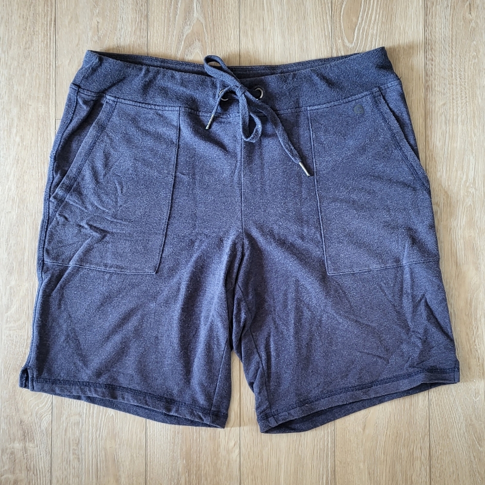 Hyba sport short with pockets MEDIUM steel blue